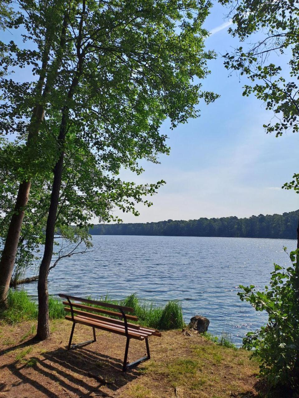 Ferienwohnung Gruenblick Heidesee Exterior foto